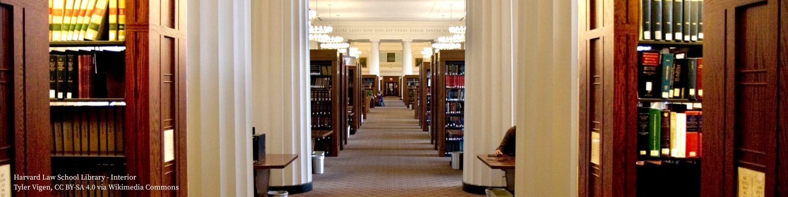 Wnetrze Harvard Law School Library Interior